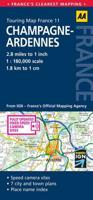 Touring Map France: Champagne-Ardennes
