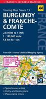 Touring Map Burgundy & Franche-Comte