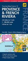 Touring Map Provence & French Riviera