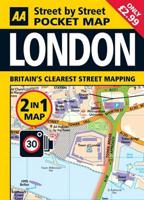 2 in 1 London Pocket Map: West End, City & South Bank