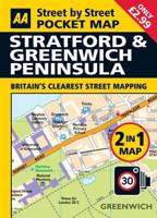 2 in 1 London Pocket Map: Stratford, Greenwich Peninsula