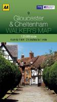 Walker's Map Gloucester & Cheltenham