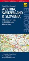 Road Map Austria, Switzerland & Slovenia