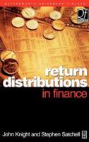 Return Distributions in Finance