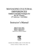Managing Cultural Differences Instructor's Manual
