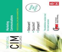CIM Professional Diploma in Marketing. Marketing Communications