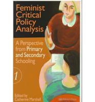 Feminist Critical Policy Analysis
