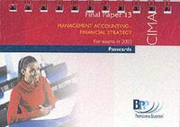 CIMA Final Paper 13 Management Accounting  Passcards