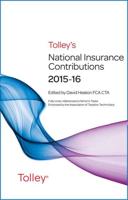 Tolley's National Insurance Contributions 2015-16 Main Annual