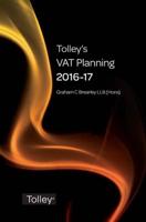 Tolley's VAT Planning 2016-17