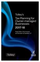 Tolley's Tax Planning for Owner-Managed Businesses 2017-18