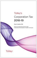 Tolley's Corporation Tax 2018-19 Main Annual