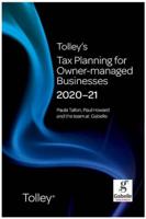 Tolley's Tax Planning for Owner-Managed Businesses 2020-21