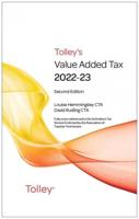 Tolley's Value Added Tax 2022-2023