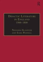 Didactic Literature in England, 1500-1800
