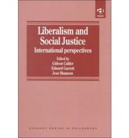 Liberalism and Social Justice