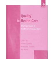 Quality in Health Care