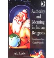 Authority and Meaning in Indian Religions