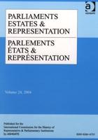 Parliaments, Estates and Representation Vol. 24