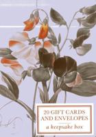 Tin Box of 20 Gift Cards and Envelopes: Sweetpea Redoute