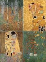Set of 4 Magnetic Notepads: Klimt