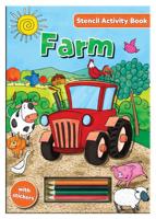 Activity Stencil Books - Farm