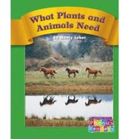 What Plants and Animals Need
