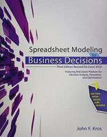 Spreadsheet Modeling for Business Decisions