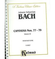Cantatas No. 77-79: Miniature Score (German Language Edition), Miniature Score