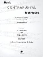 Basic Contrapuntal Techniques