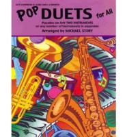 Pop Duets for All for E-flat Saxes & E-flat Clarinets