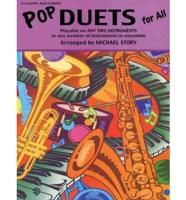 Pop Duets for All for B-flat Clarinet and Bass Clarinet