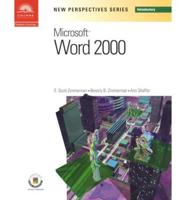New Perspectives on Microsoft Word 2000. Introductory