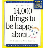 Best of 14000 Things to Be Happy Calendar. 2001