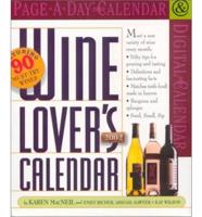 Wine Lover's Page-A-Day Calendar 2002