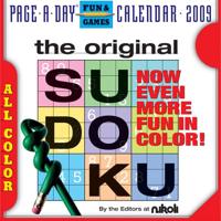 The Original Sudoku Page-A-Day Calendar 2009