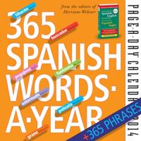 365 Spanish Words-A-Year 2014 Page-A-Day Calendar
