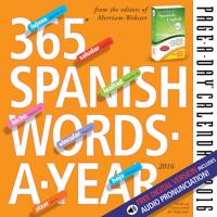 365 Spanish Words-A-Year Page-A-Day Calendar 2016