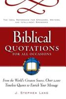 Biblical Quotations for All Occasions
