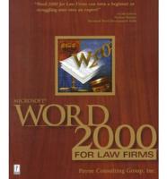 Microsoft Word 2000 for Law Firms