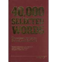 40, 000 Selected Words (Hardbound)