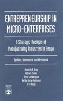 Entrepreneurship in Micro-Enterprises