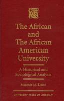 The African and the African American University