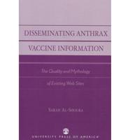 Disseminating Anthrax Vaccine Information