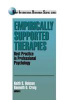 Empirically Supported Therapies: Best Practice in Professional Psychology