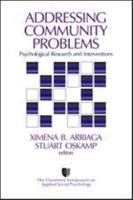 Addressing Community Problems: Psychological Research and Interventions