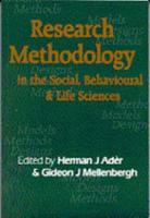 Research Methodology in the Social, Behavioural and Life Sciences