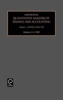 Advances in Quantitative Analysis of Finance and Accounting