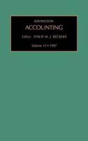 Advances in Accounting. Vol. 15