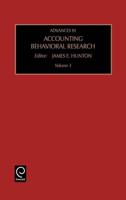 Advances in Accounting Behavioral Research: Vol 3